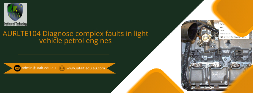 AURLTE104 - Diagnose complex faults in light vehicle petrol engines